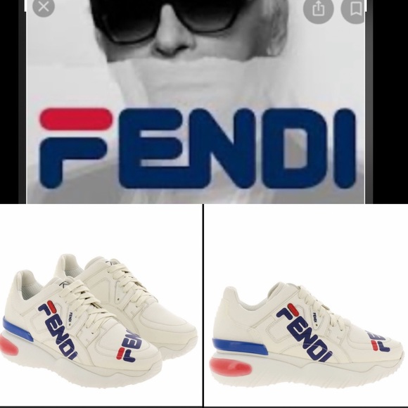 Fendi chunky mania sneakers💕 - Picture 1 of 13